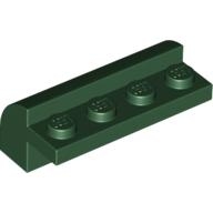 Lego kostka (kostička) 2x4x1 1/3 zakulacená nahoře, tmavě zelená (4579753)